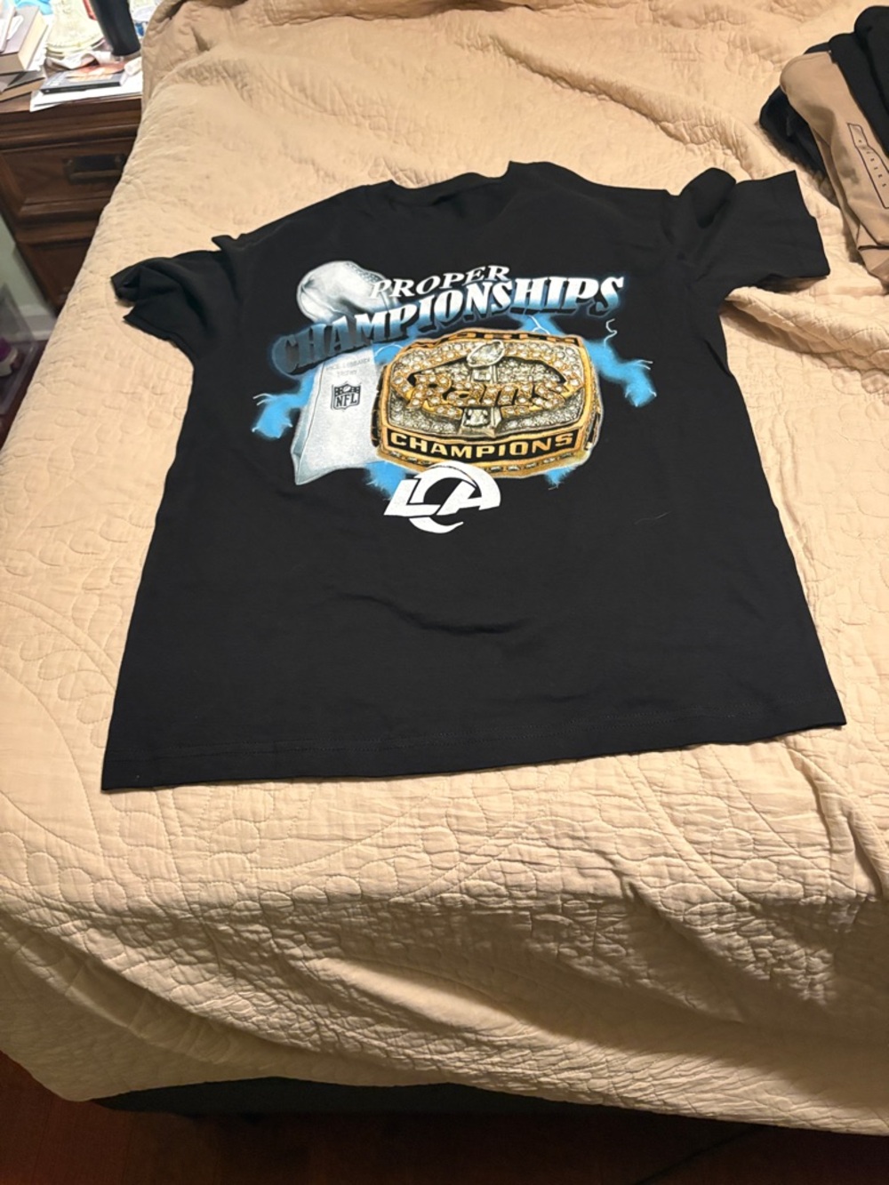 Los Angeles Champions Black Graphic Tee
